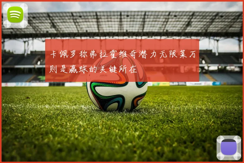 卡佩罗称弗拉霍维奇潜力无限莱万则是赢球的关键所在